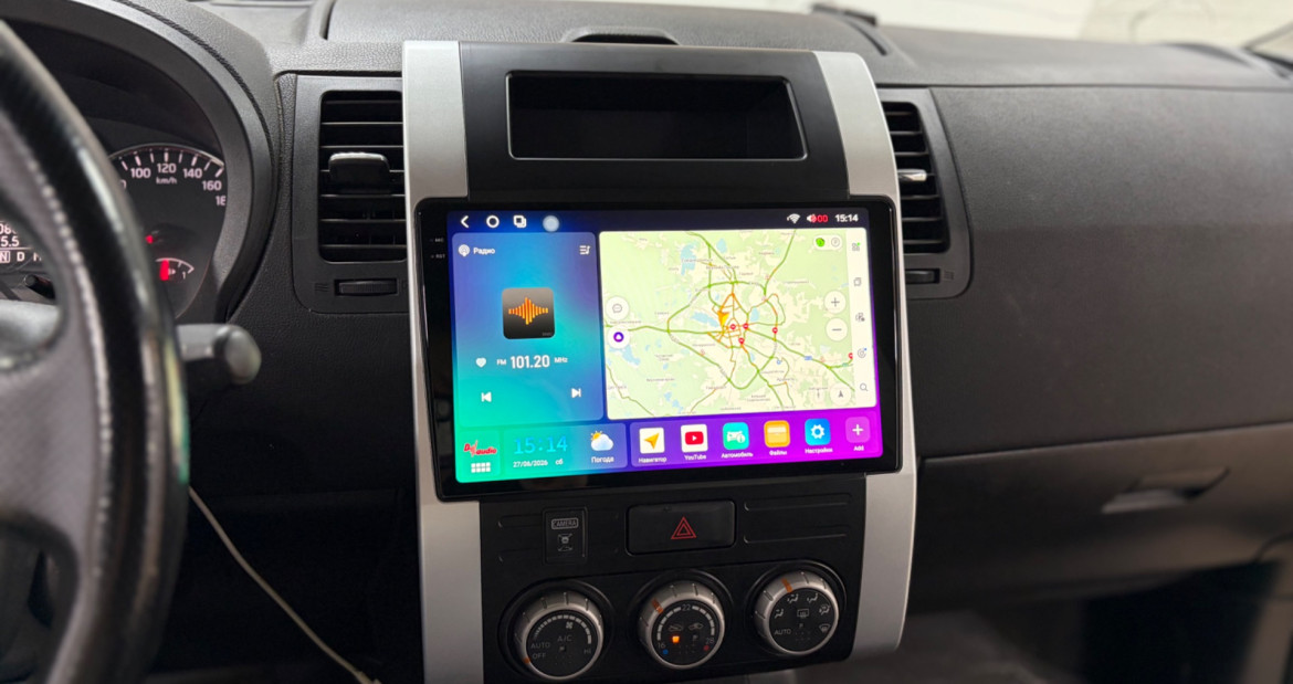 Андроид магнитола в Nissan X-Trail T31 от Автомедиацентра Д Аудио #Д-Аудио #Магнитола в Ниссан