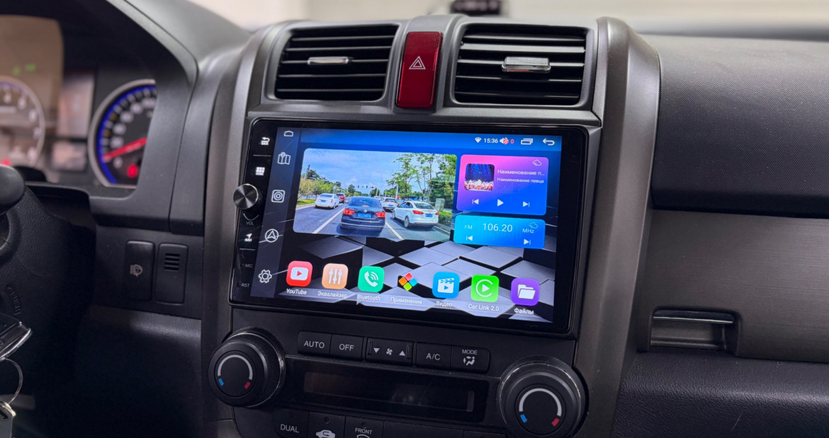 Honda CR-V - Установка андроид магнитолы от Д-АУДИО #Автомедиацентр Д Аудио #D audio #автомагнитола