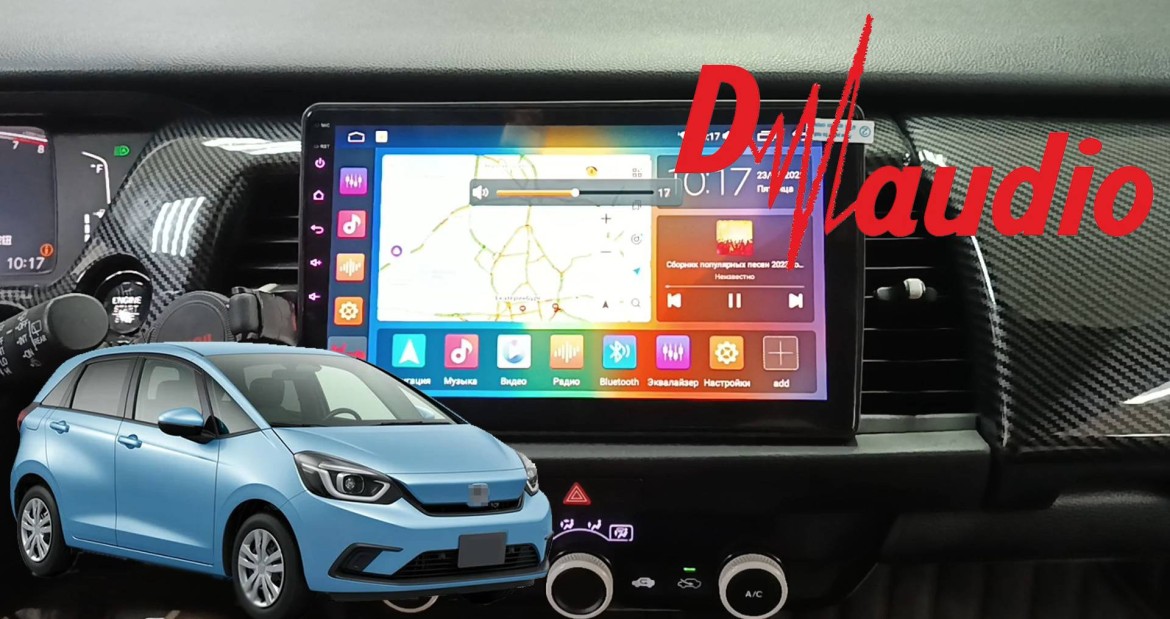 Штатная магнитола для Honda Fit левый и правый руль на андроиде