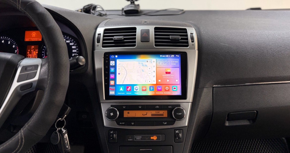 📌Toyota Avensis 3 - новая Android магнитола от D audio